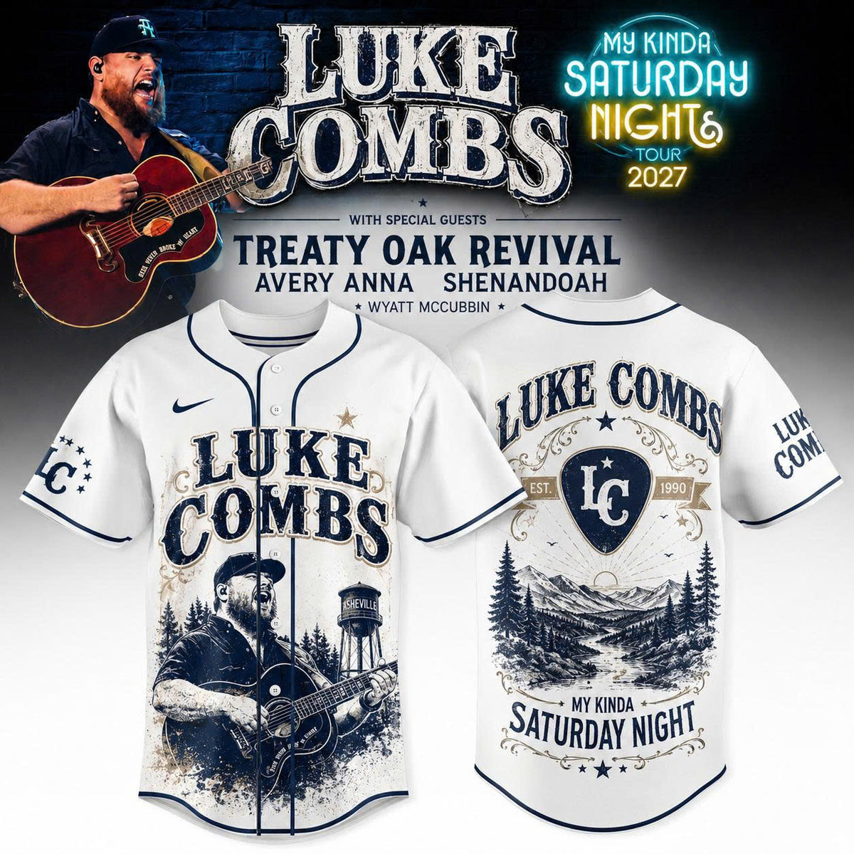 _LUKE COMBS — MY KINDA SATURDAY NIGHT TOUR 2027 JERSEY