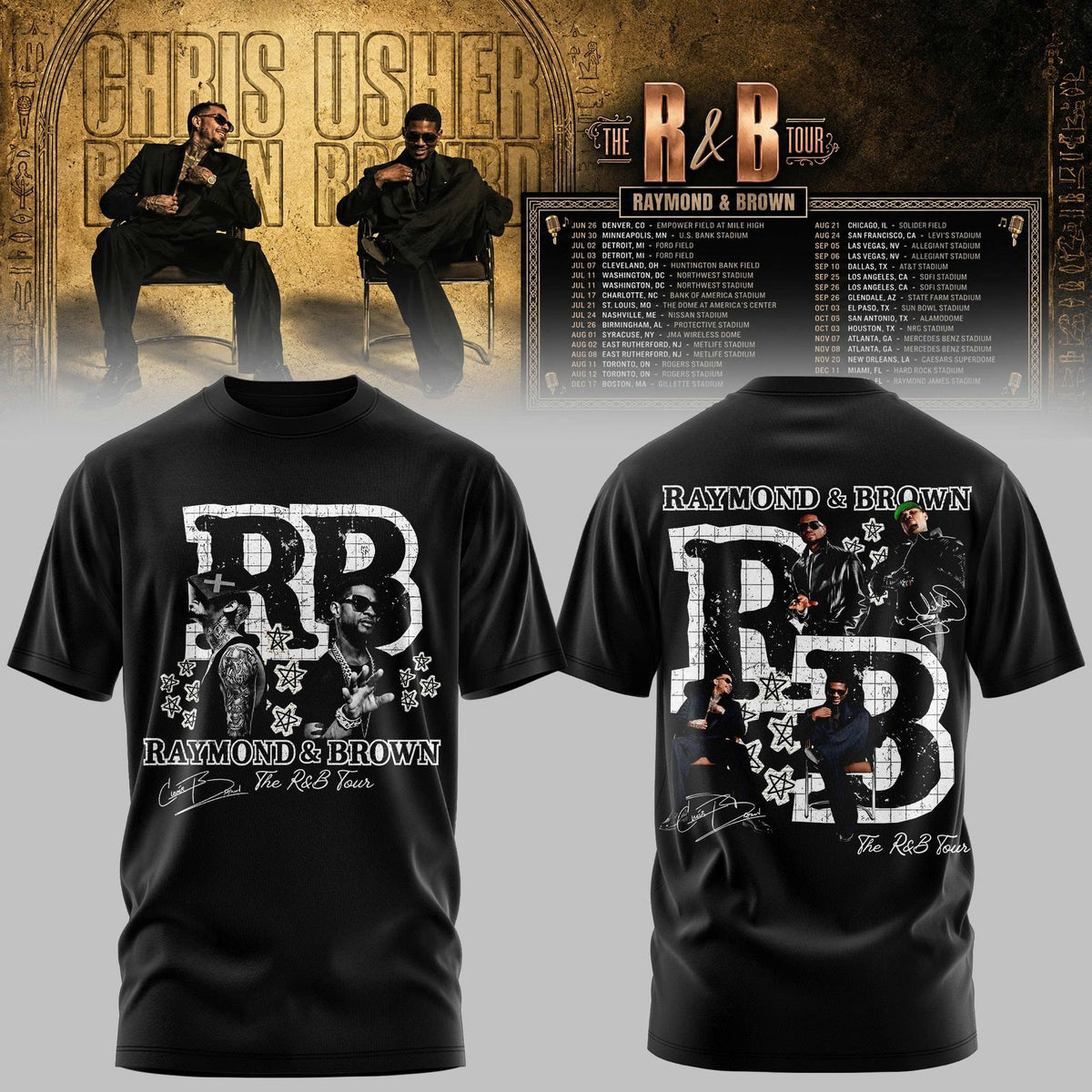 The R&B Tour 2026 T-shirt