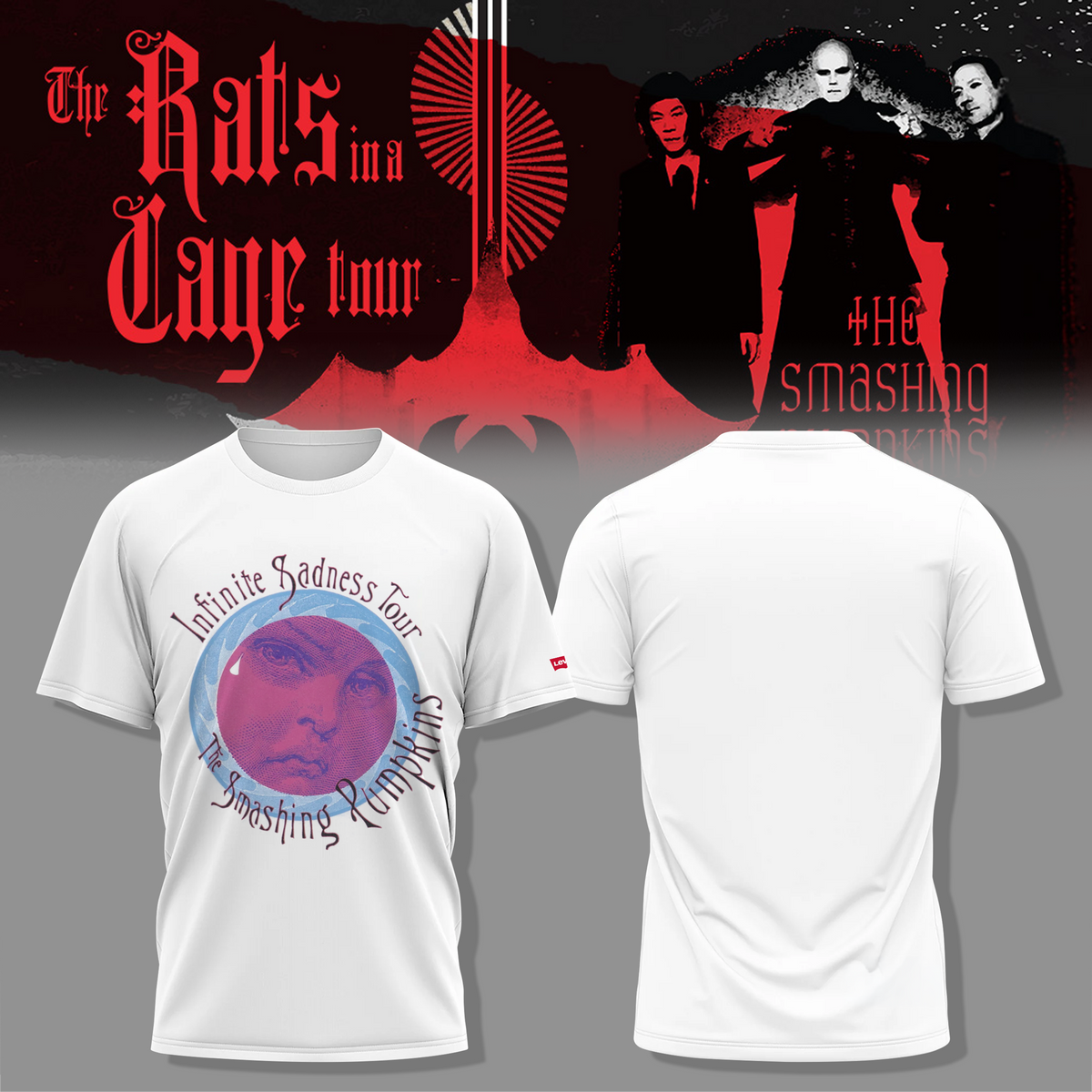 The Smashing Pumpkins, The Rats In A Cage Tour 2026 T-shirt