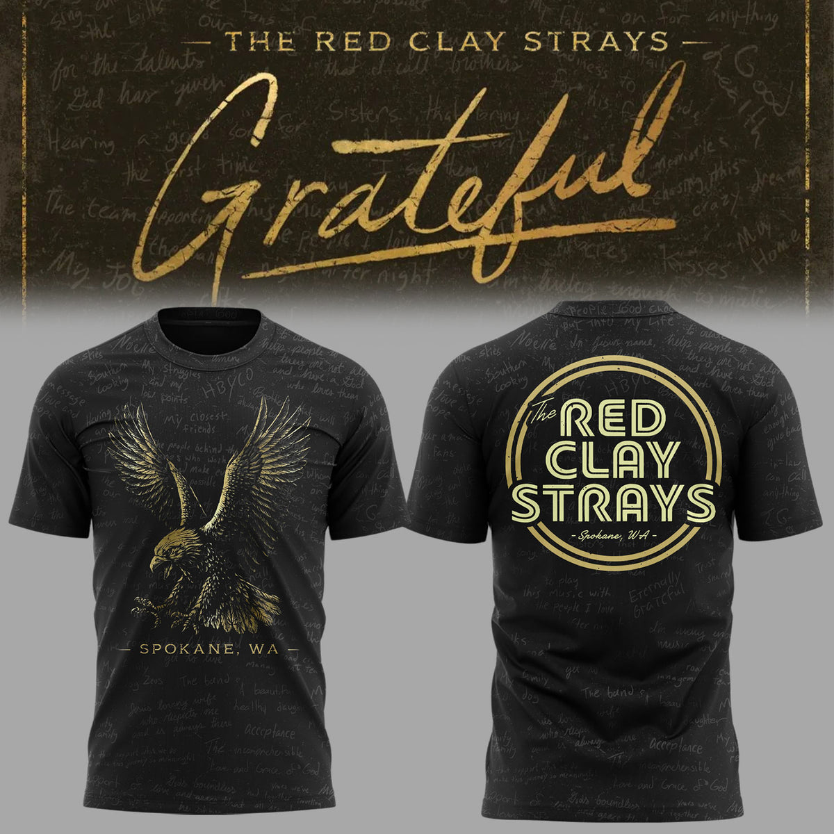 Limited Edition The Grateful Tour in Spokane,WA Shirt
