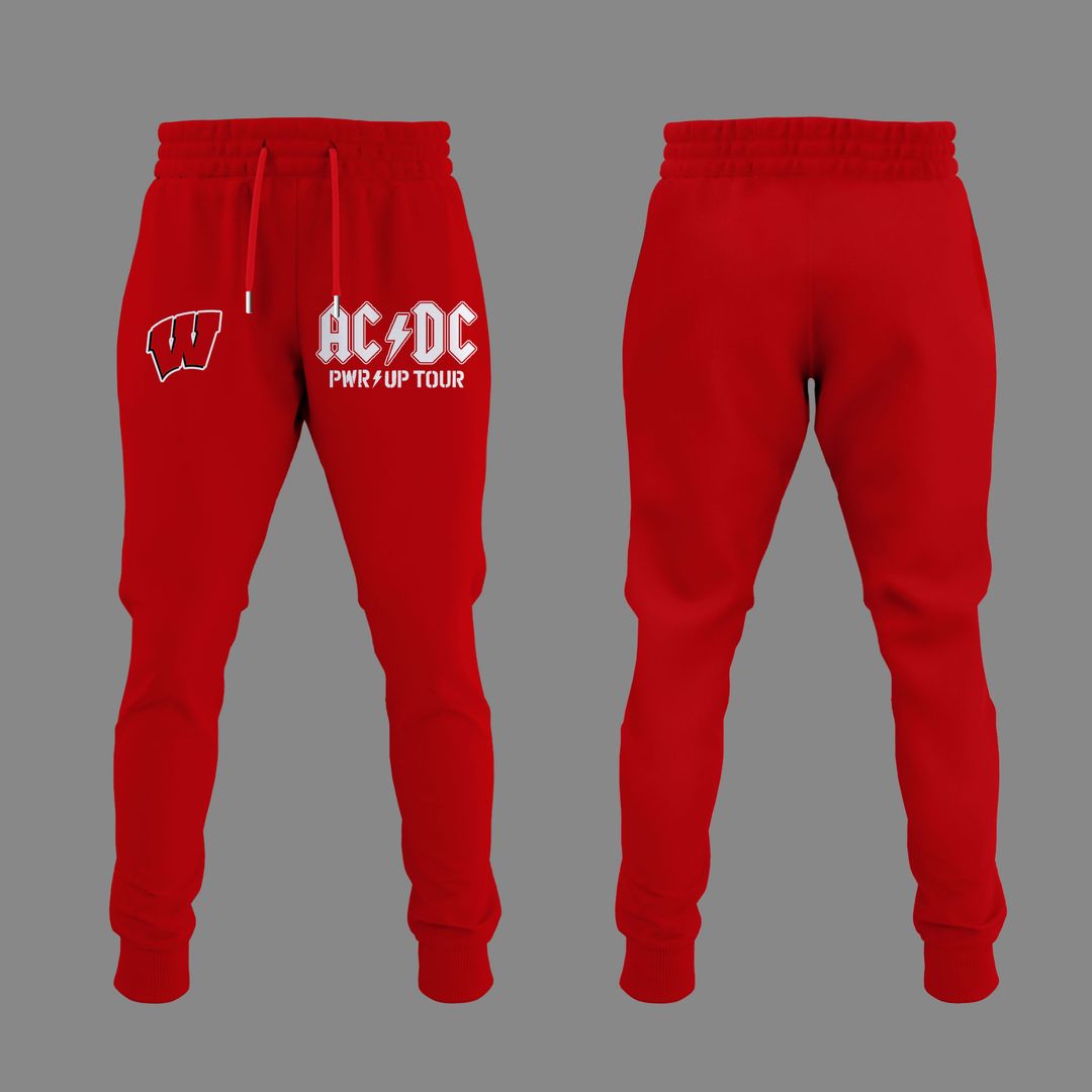 02.6. Limited Edition AC/DC x Wisconsin Football - Power Up Tour 2026 T-Shirt