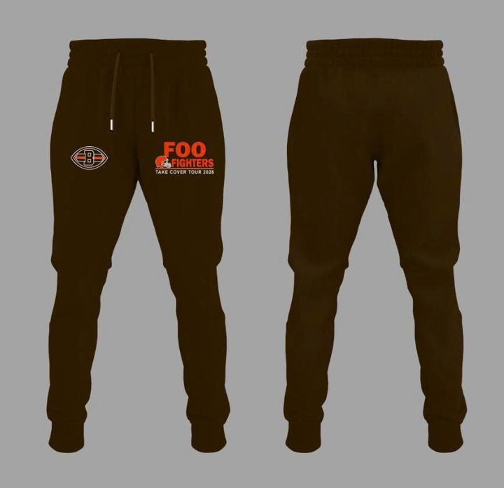 02.71. Special Foo Fighters x Cleveland Browns Mascots - Take Cover Tour 2026 Hoodie