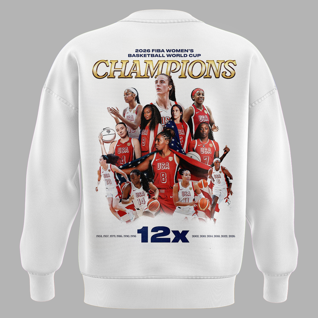 USA Basketball 2026 FIBA WOMEN’S WORLD CUP CHAMPIONS SWEATSHIRT