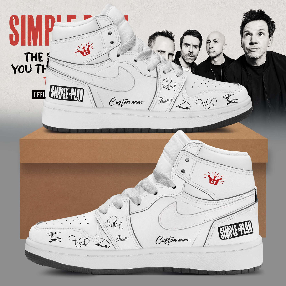 The Bigger Than You Think Tour 2026 Custom 3D High-Top Sneakers – Streetwear Edition