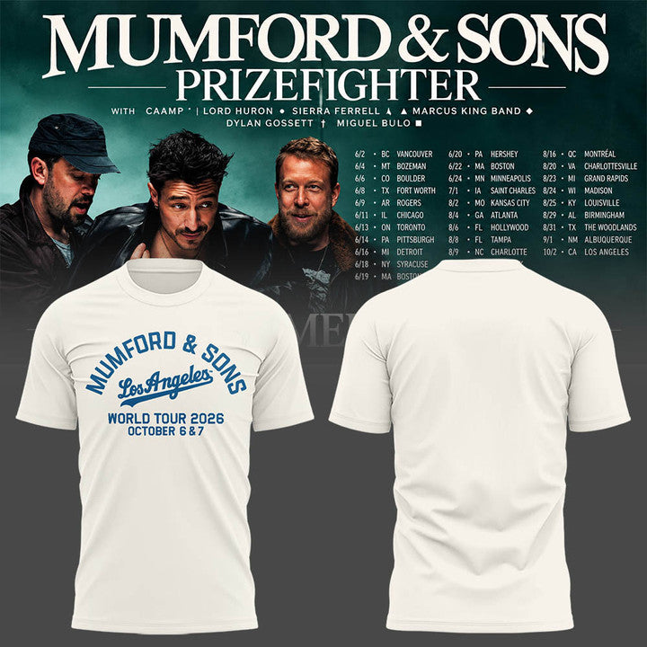 Limited Edition Prizefighter, CA Tour 2026 T-shirt