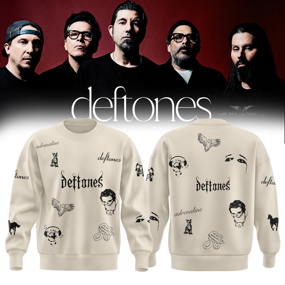 DEFTONES: 2026 Tour Limited Sweatshirt