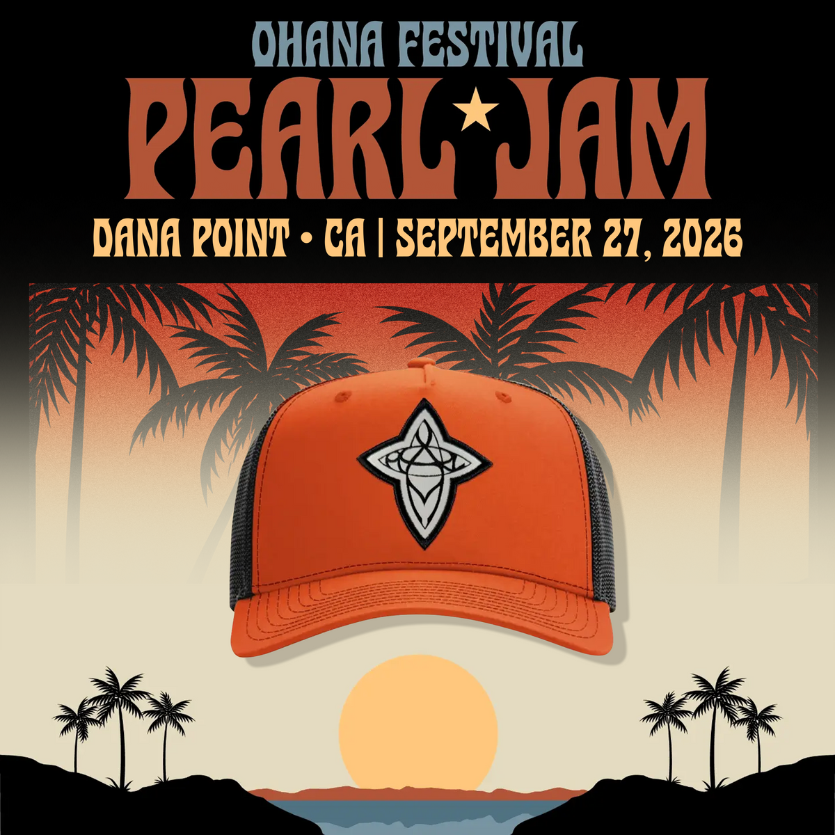 Pearl Jam Ohana Festival Dana Point 2026 Cap