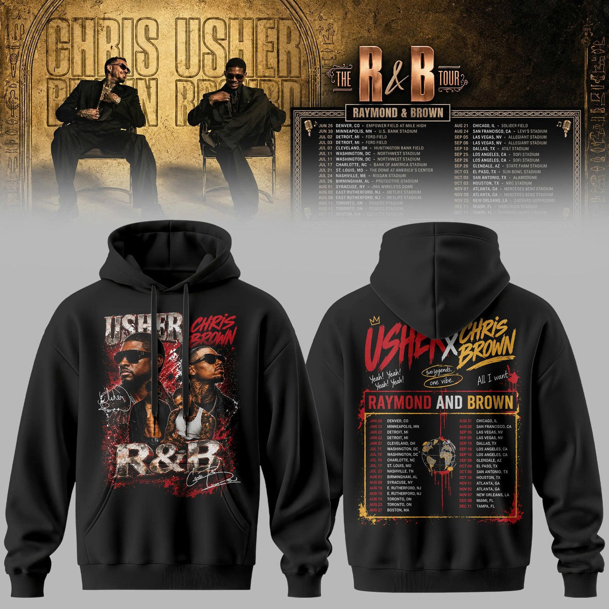 The R&B Tour 2026 Hoodie