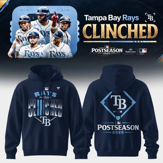 Tampa Bay Rays 2026 Postseason Clinched – Hoodie
