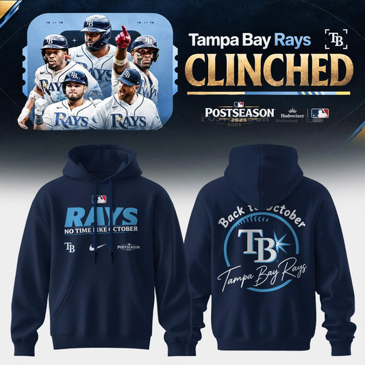 Tampa Bay Rays 2026 Postseason Clinched – Hoodie