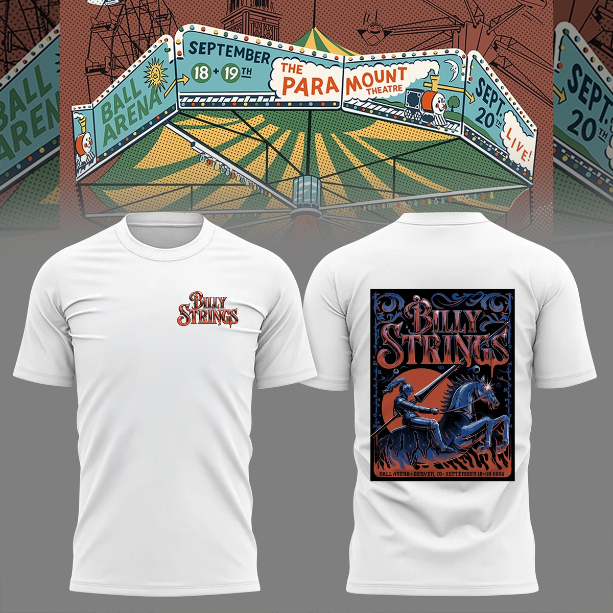 Limited Edition Billy Strings tour 2026 T-shirt