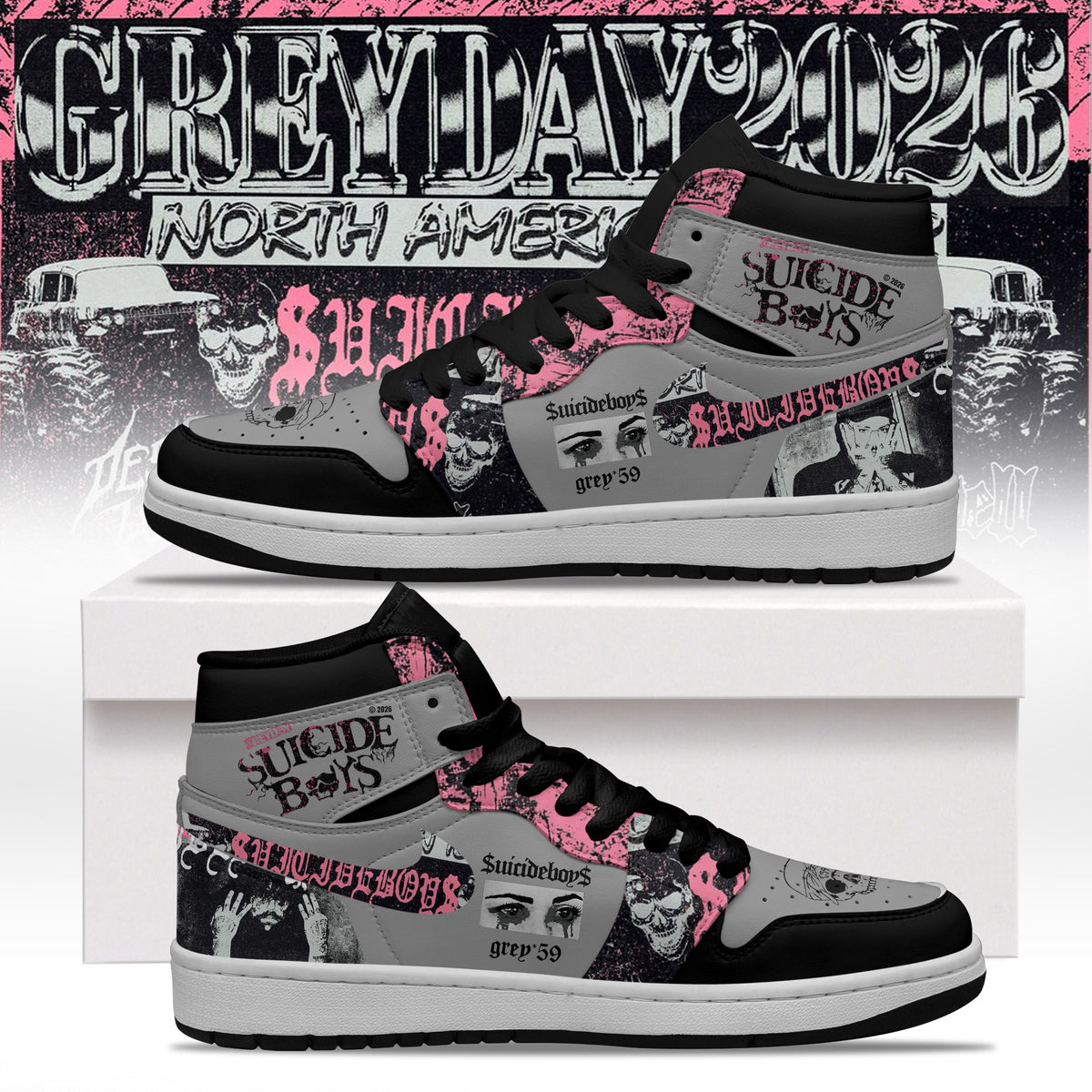 _ $uicideboy$ Greyday 2026 – North American Tour Shoes