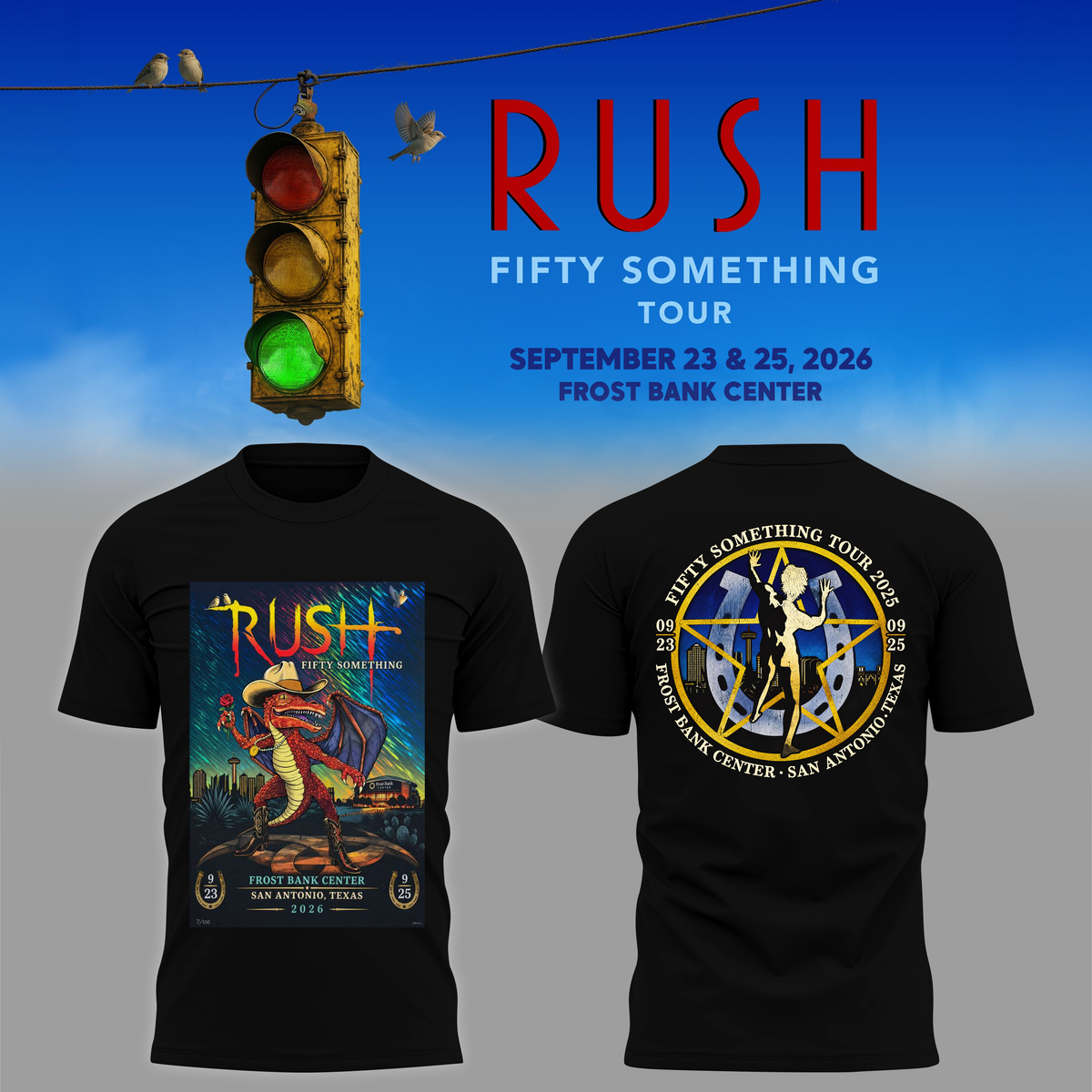 Limited Edition Fifty Something Tour 2026 T-Shirt