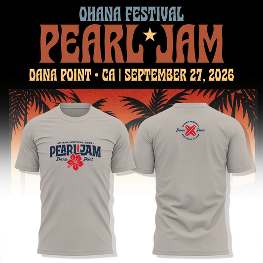 Pearl Jam Ohana Festival Dana Point 2026 T-Shirt