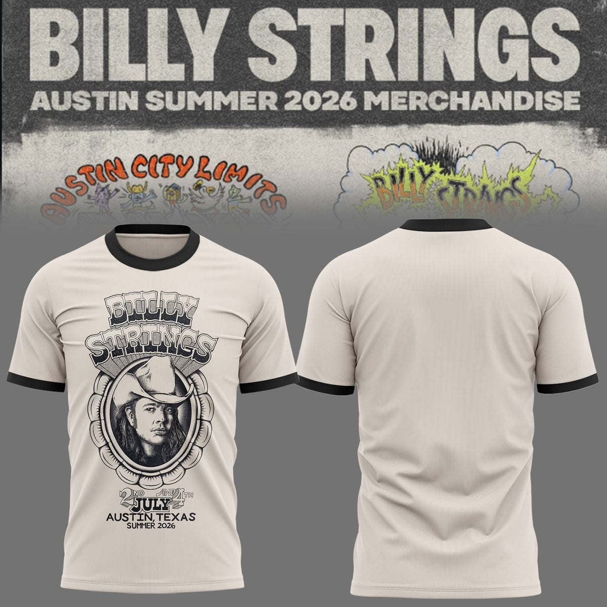 Limited Edition Billy Strings tour 2026 tshirt 10
