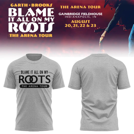 Limited Edition Blame It All On My Roots Arena Tour In Gainbridge Fieldhouse Shirt 2