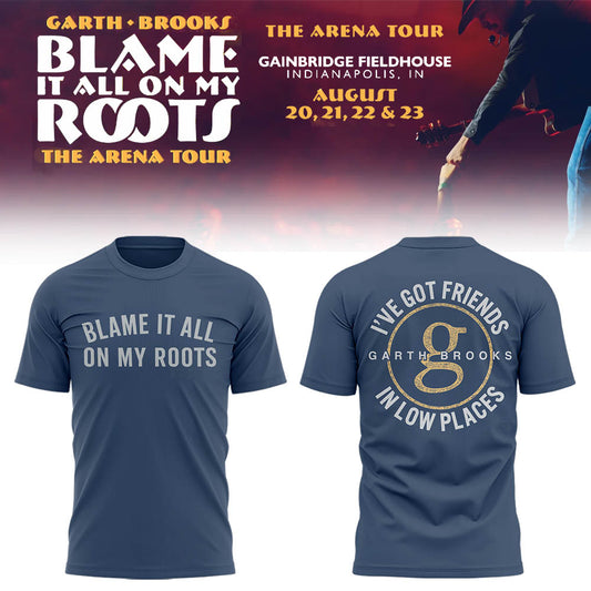 Limited Edition Blame It All On My Roots Arena Tour In Gainbridge Fieldhouse Shirt 3
