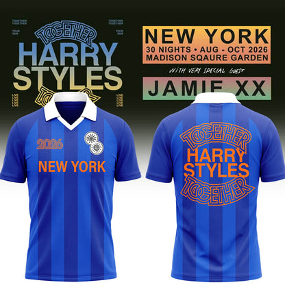 Limited Edition Together,Together Tour at MSG,New York City V-Neck Polo Shirt