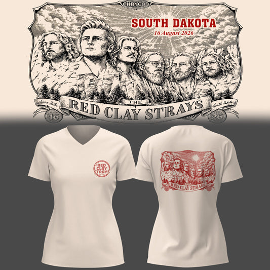 Limited Edition The Grateful Tour in South Dakota V-neck TShirt 2