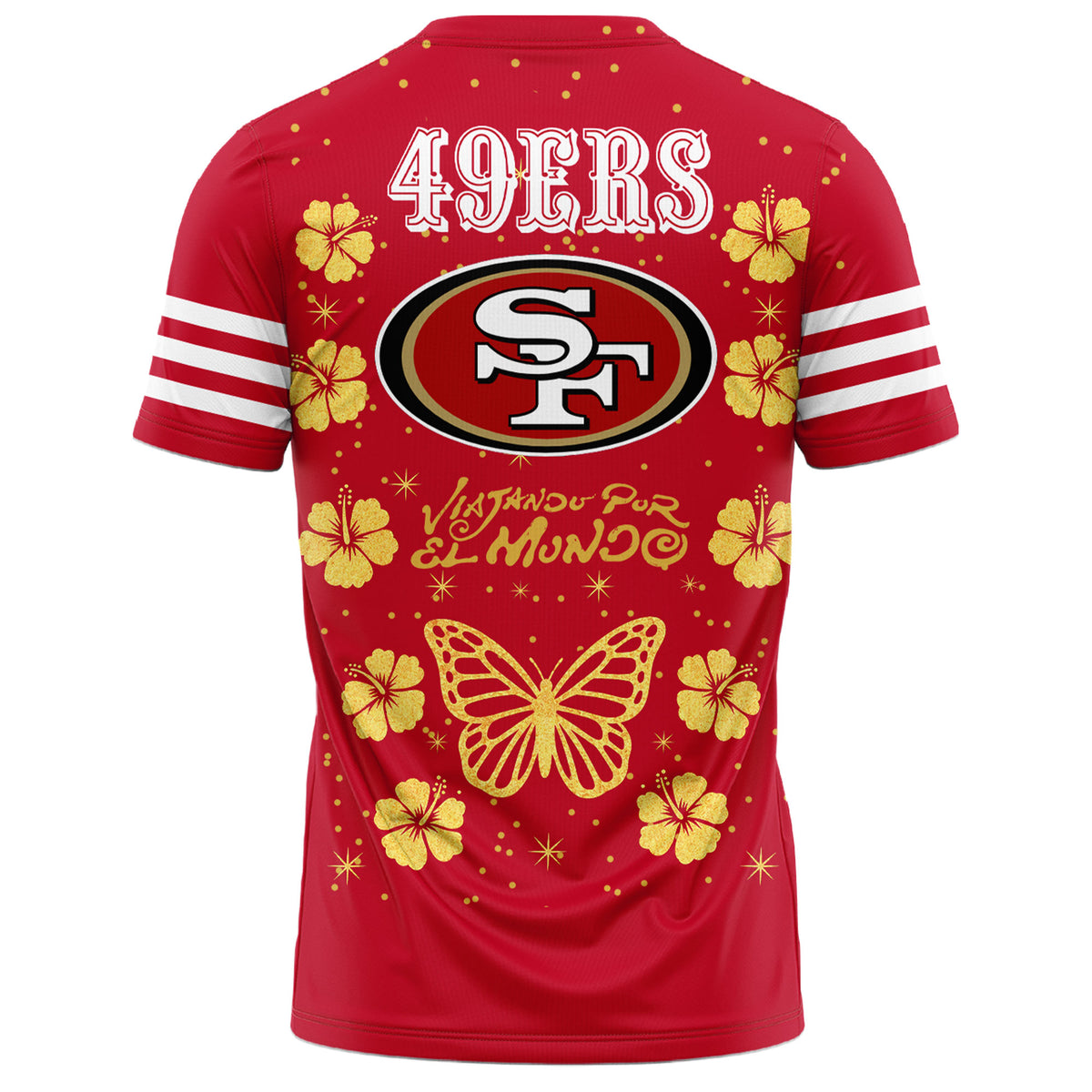 San Francisco 49ers x Karol G “Viajando Por El Mundo” Apparel Tshirt