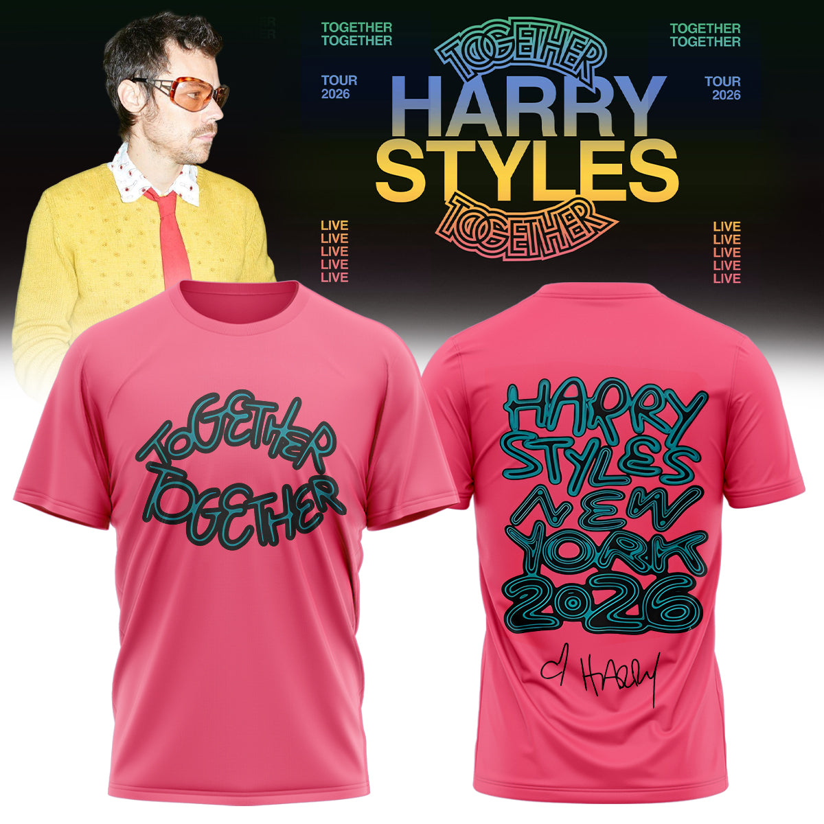 .HStyles Together Together Tour TShirt