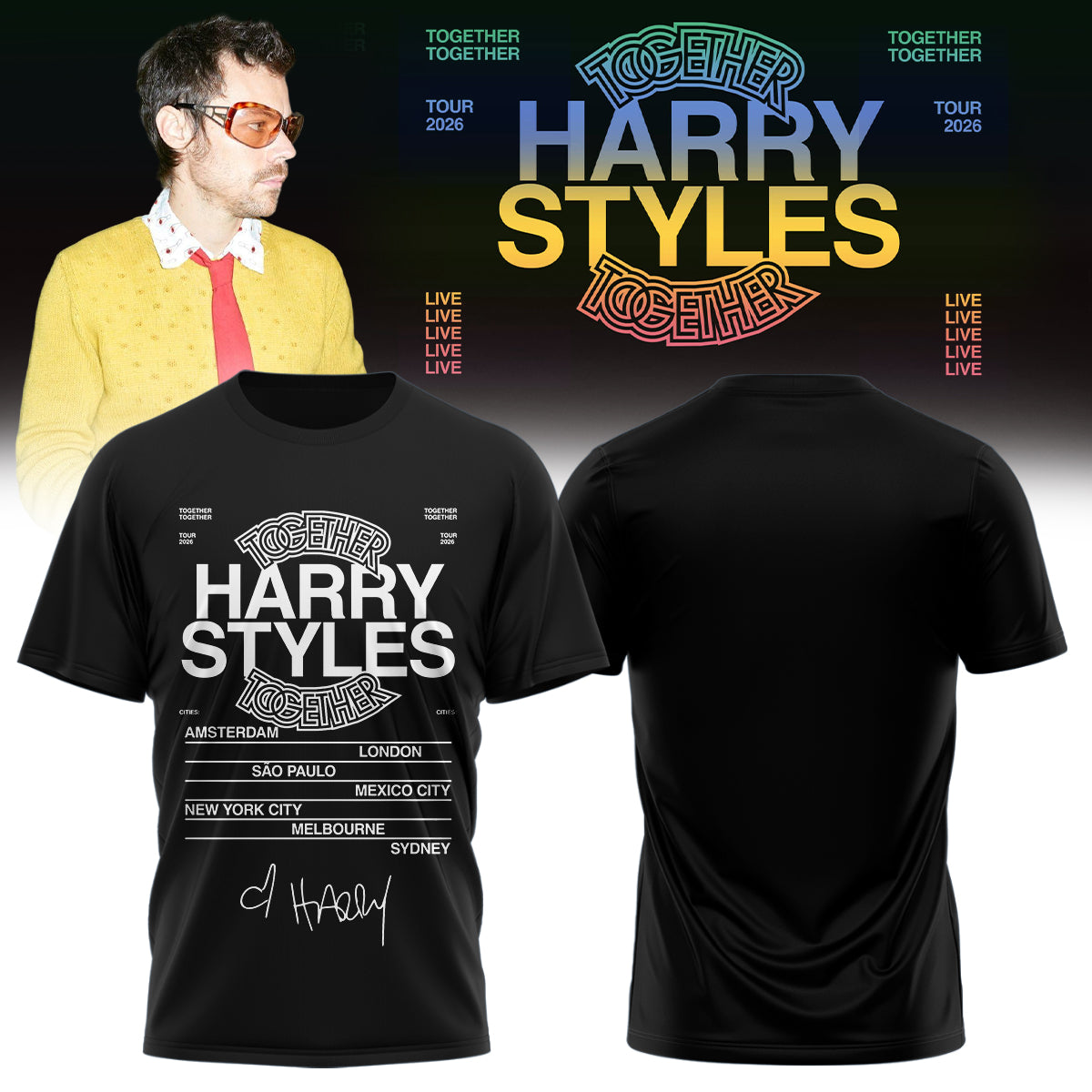 .HStyles Together Together Tour TShirt