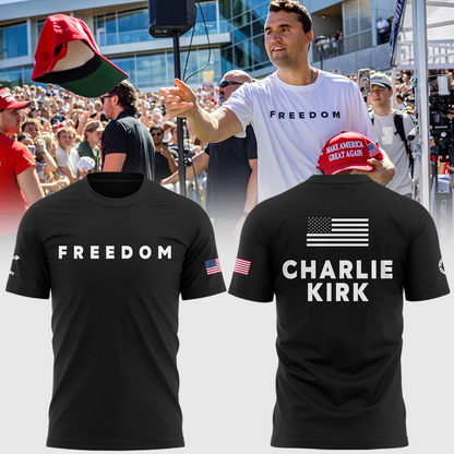 Charlie Kirk freedom T-shirt