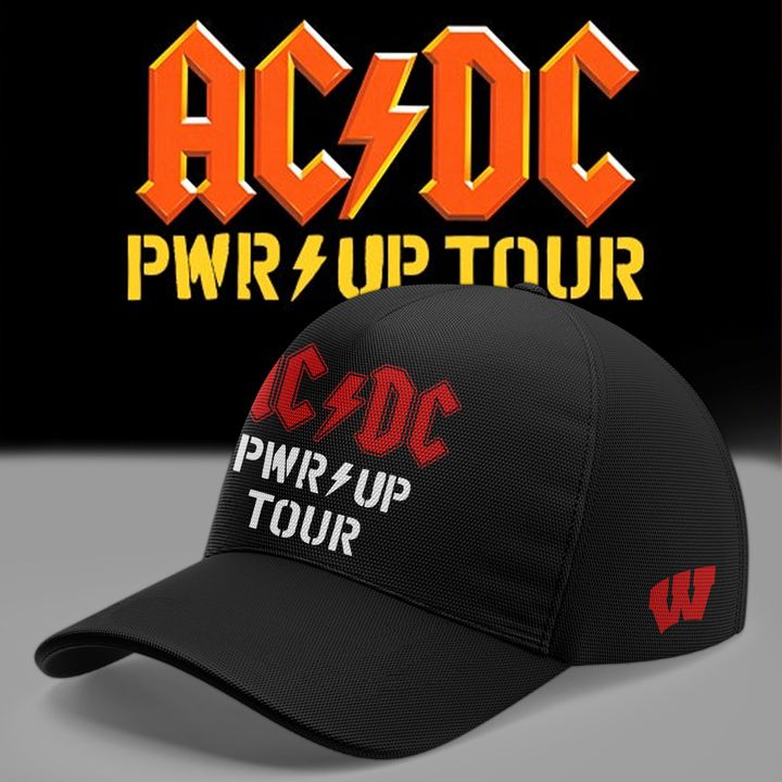 Special Hoodie AC/DC x Wisconsin Badgers Football - Power Up Tour 2026 Hoodie