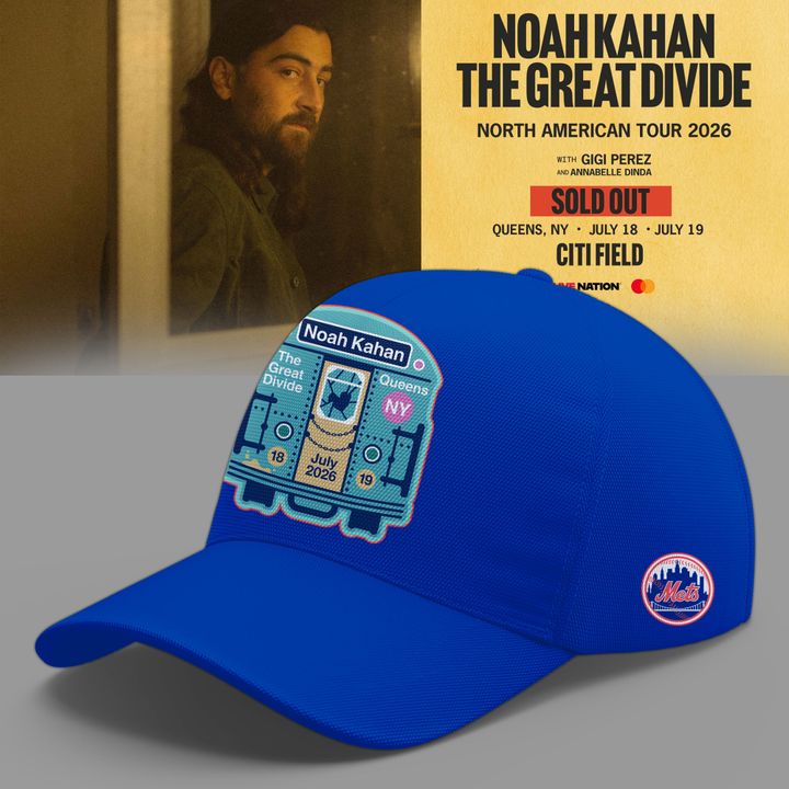11. Newest Shirt Noah Kahan x New York Mets - The Great Divide Tour 2026 T-Shirt