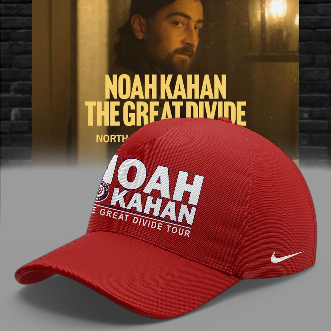 12. Exclusive 2026 Hoodie Noah Kahan x Washington Nationals - The Great Divide Tour 2026 Hoodie
