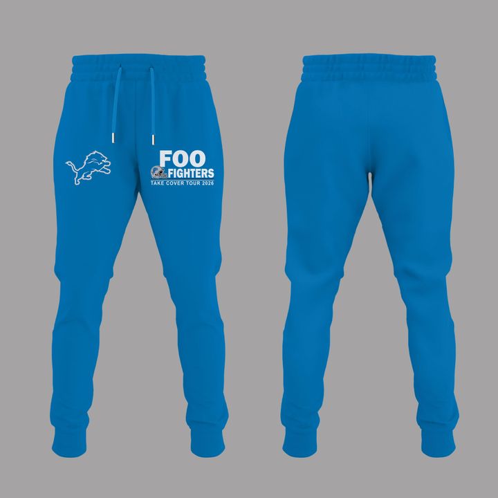 02.26. New Hoodie Foo Fighters x Detroit Lions - TAKE COVER TOUR 2026 Hoodie