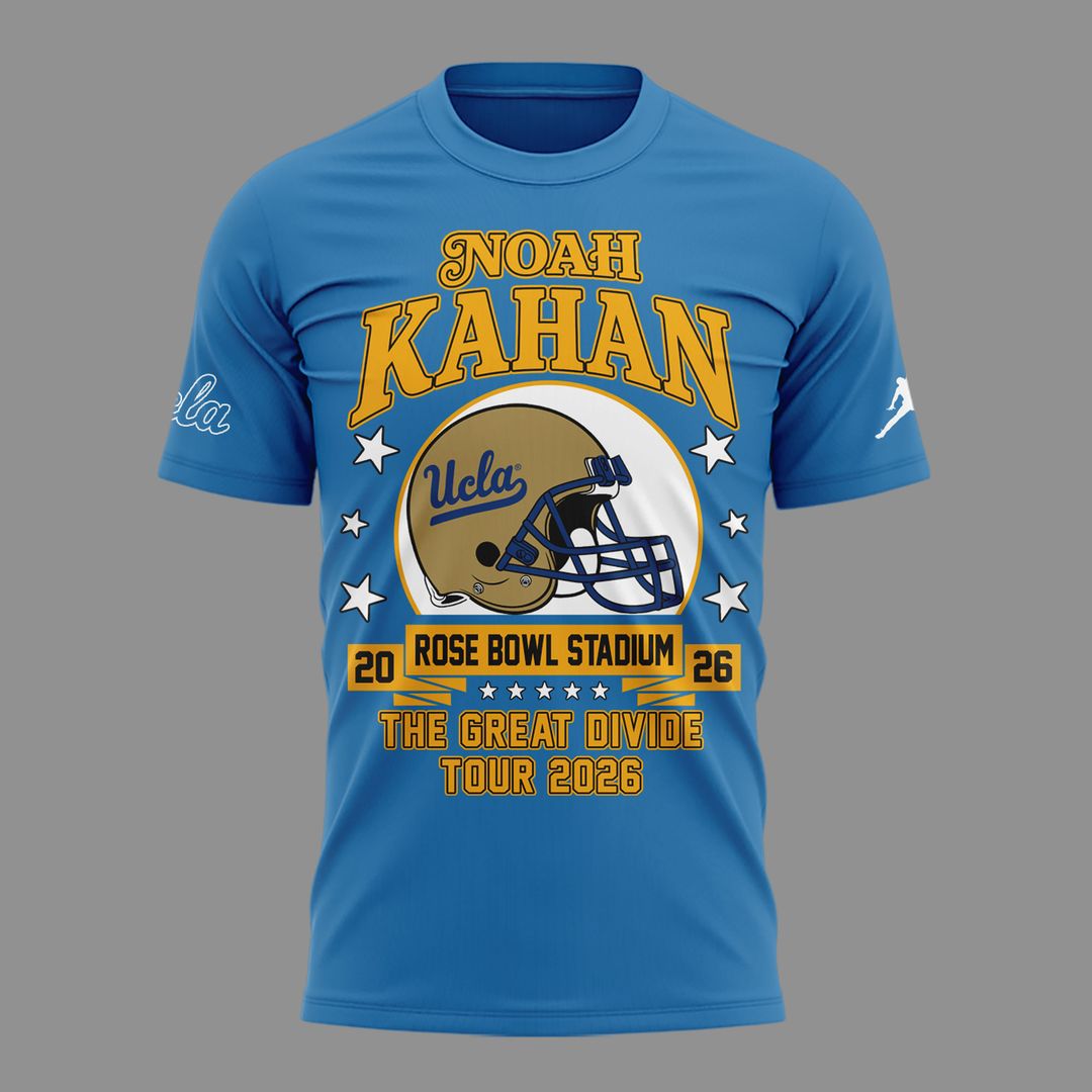 01.12. Limited Edition Noah Kahan x UCLA Bruins Football - The Great Divide Tour 2026 T-Shirt