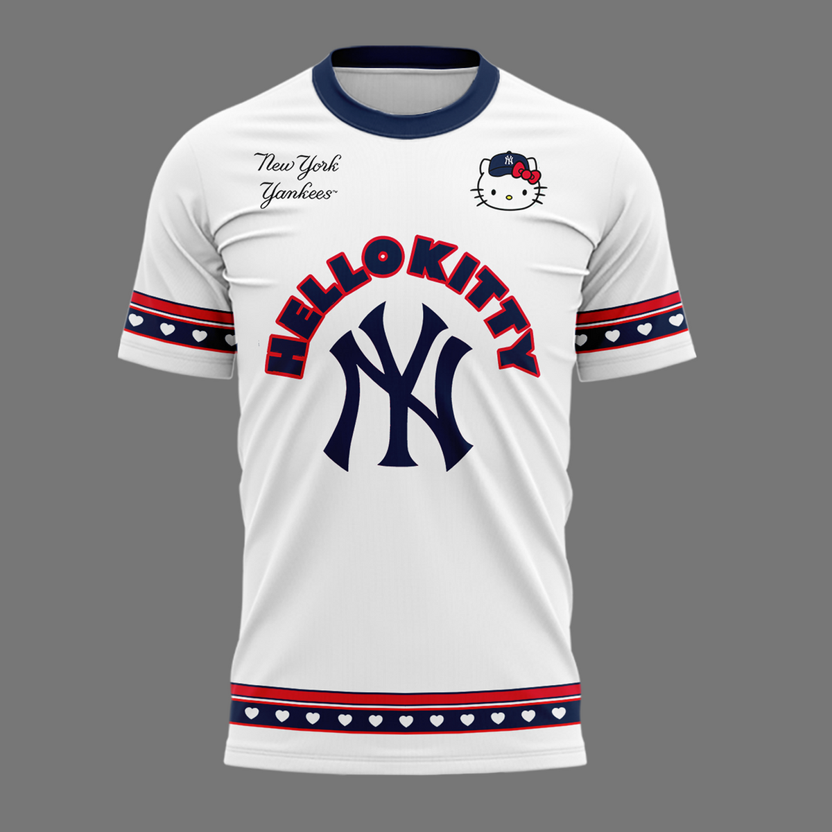 Limited Edition New York Yankees x Hello Kitty Tshirt 2026
