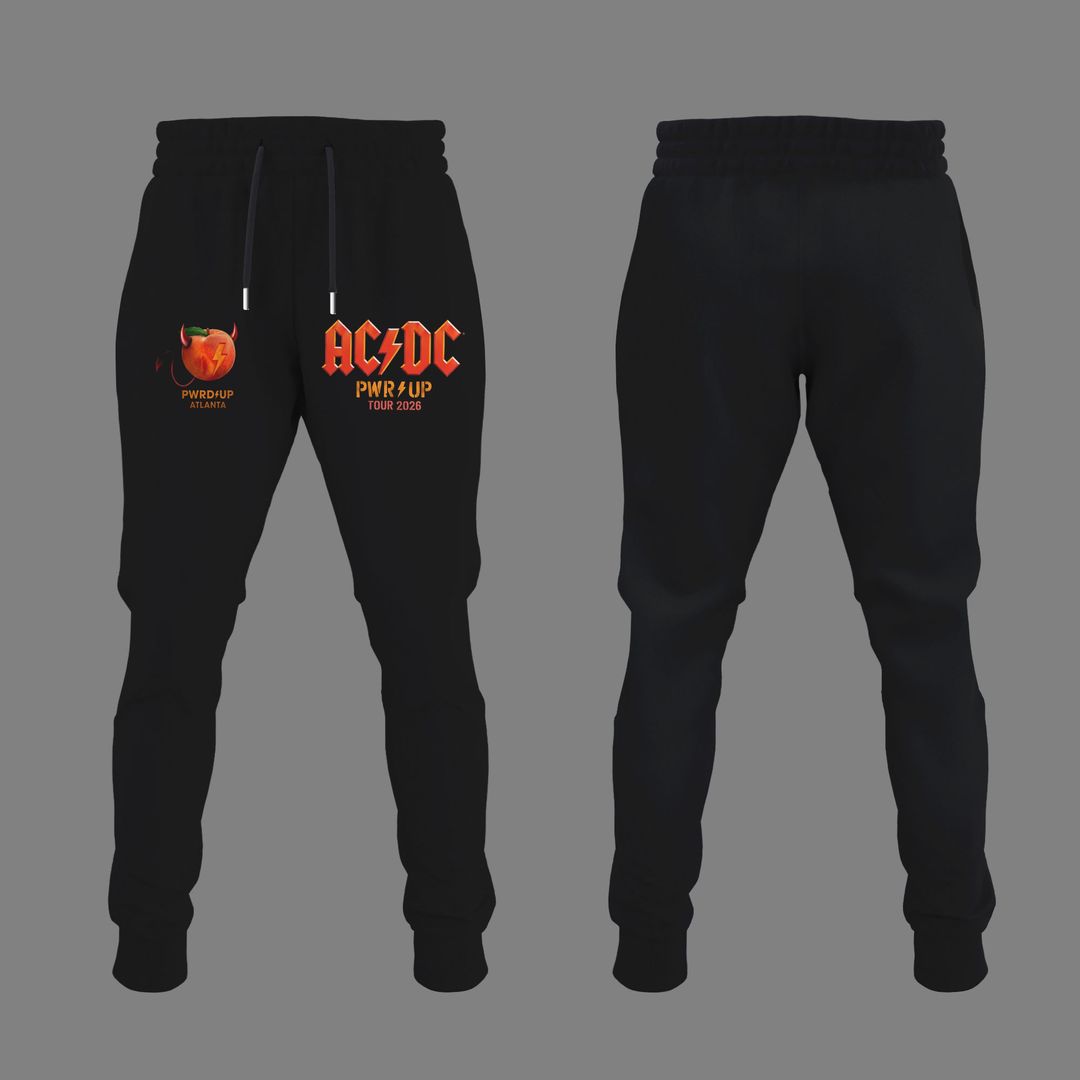 01.23. Limited Edition AC/DC - Exclusive Atlanta Event Shirt - Power Up Tour 2026 Baseball Jersey