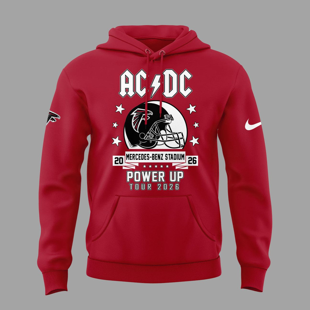 01.22. Special AC/DC x Atlanta Falcons - Power Up Tour 2026 Hoodie