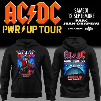 Black Hoodie - Exclusive Montreal Event - Power Up Tour 2026 Hoodie