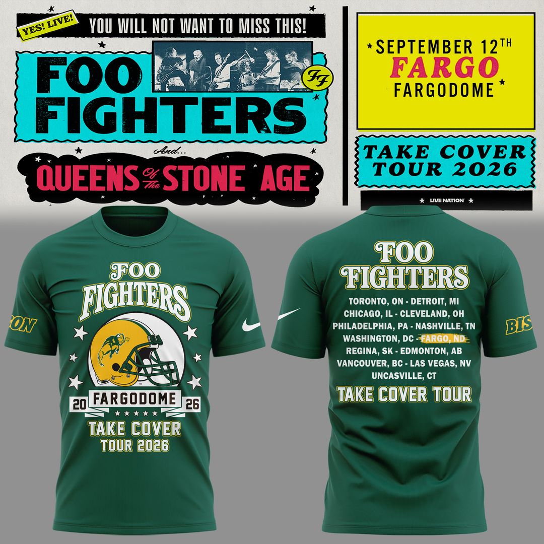 Take Cover Tour 2026 - Fargo, ND T-shirt