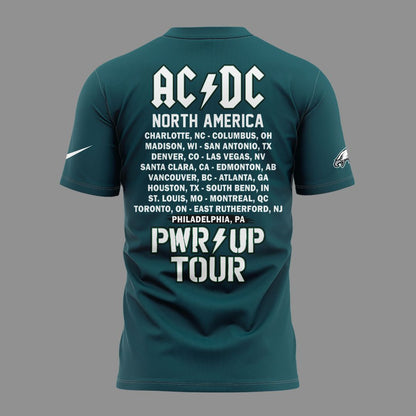 01. AC/DC x Philadelphia Eagles - POWER UP TOUR 2026 T-Shirt