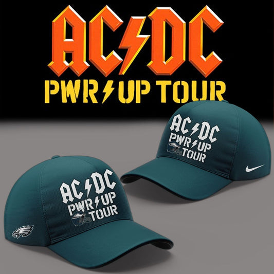 01.19. Green Cap AC/DC x Philadelphia Eagles - POWER UP TOUR 2026 Cap