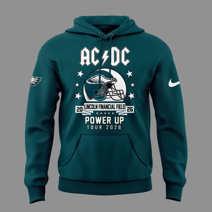 01.06. AC/DC x Philadelphia Eagles - POWER UP TOUR 2026 Hoodie