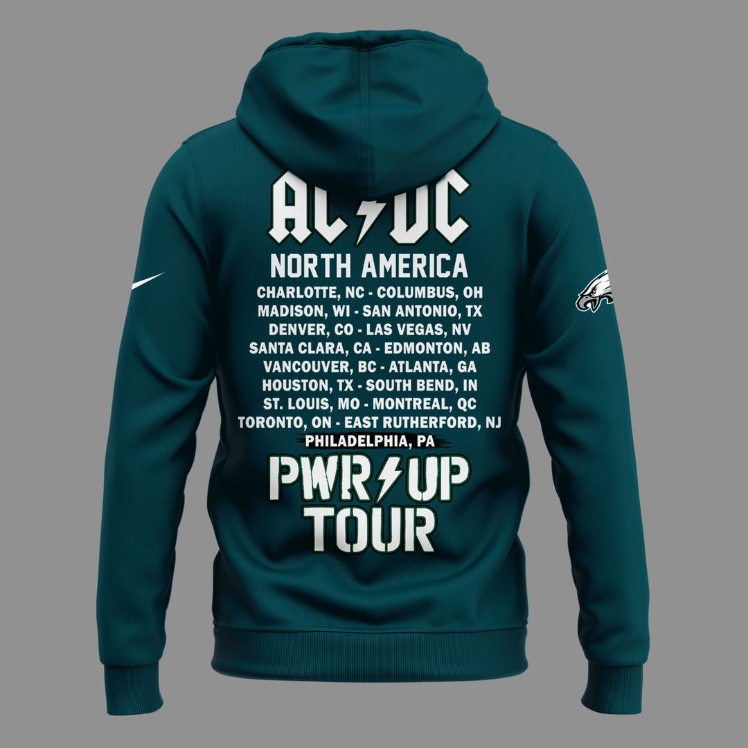 01.06. AC/DC x Philadelphia Eagles - POWER UP TOUR 2026 Hoodie