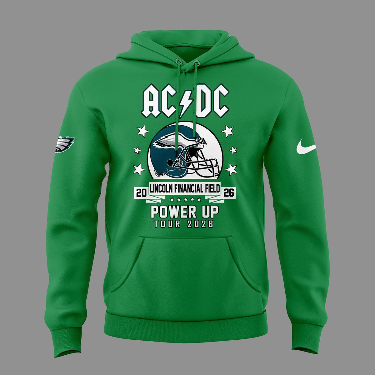 01.06. Limited Edition AC/DC x Philadelphia Eagles - POWER UP TOUR 2026 Hoodie