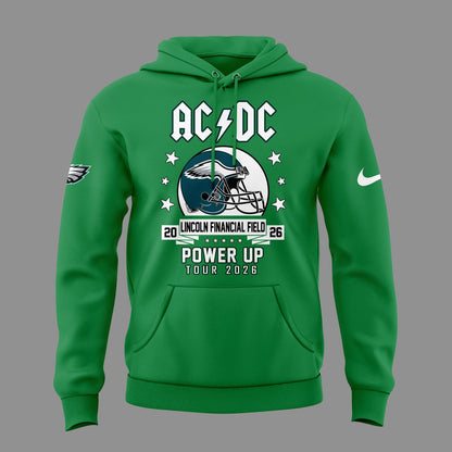 01.06. Limited Edition AC/DC x Philadelphia Eagles - POWER UP TOUR 2026 Hoodie
