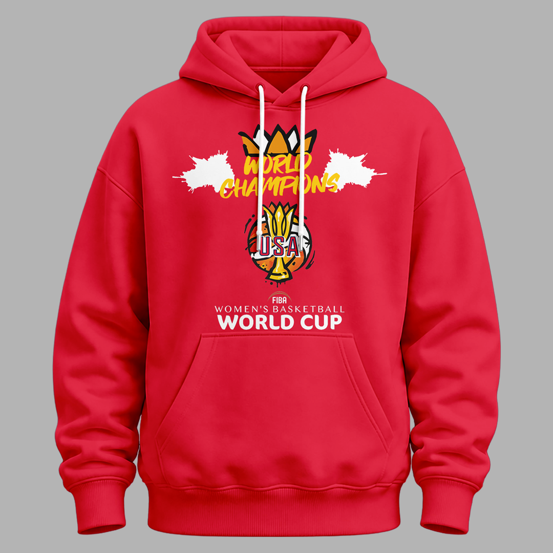 01.USA Basketball 2026 FIBA WOMEN’S WORLD CUP CHAMPIONS Hoodie