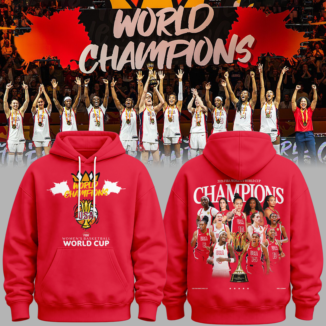 01.USA Basketball 2026 FIBA WOMEN’S WORLD CUP CHAMPIONS Hoodie