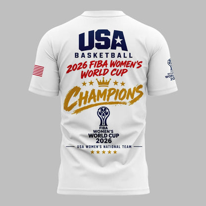 2026 FIBA WOMEN’S WORLD CUP CHAMPIONS T-Shirt