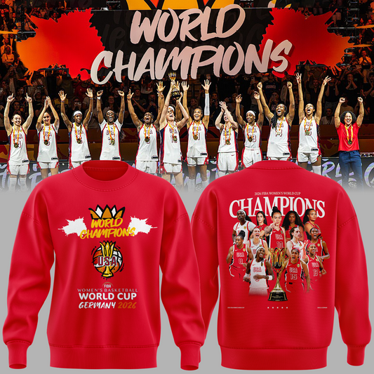 01.USA Basketball 2026 FIBA WOMEN’S WORLD CUP CHAMPIONS SWEATSHIRT