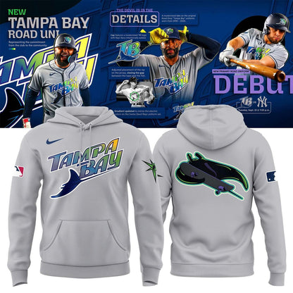 Unisex Gray Tampa Bay Rays 2026 Limited Hoodie