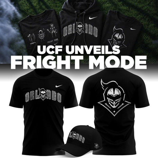 Limited Edition UCF Knights Fright Mode Black Tshirt