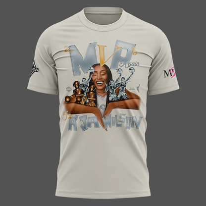 Limited edition A’ja Wilson 5X M'VP T-shirt